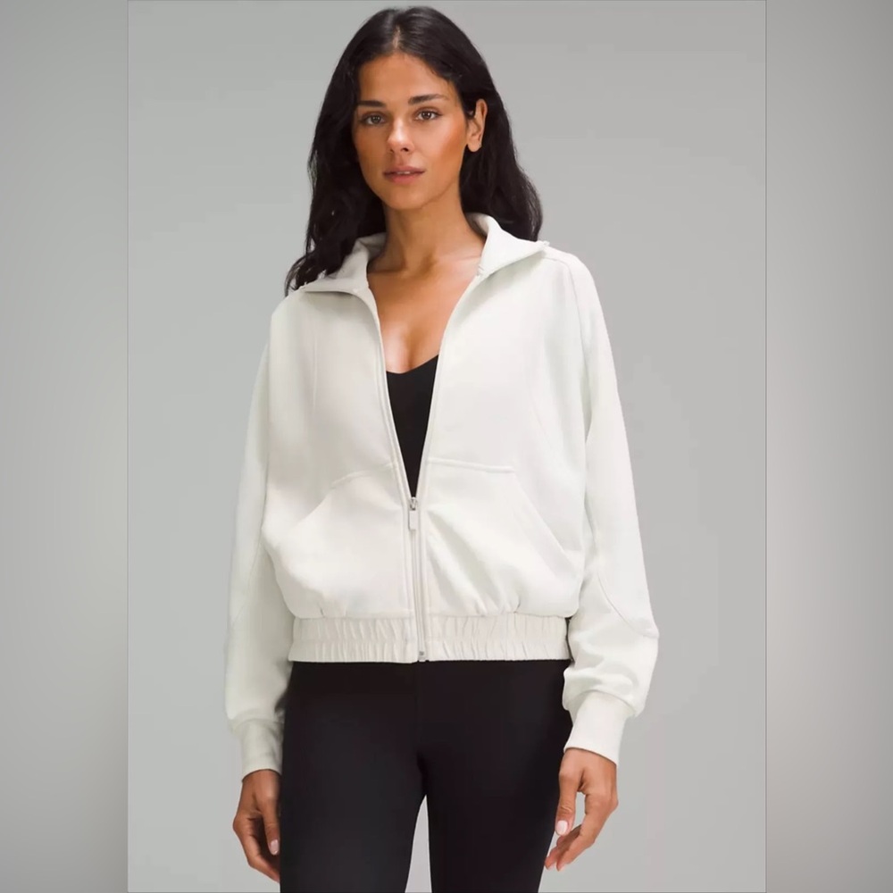 Lululemon Brushed Softstreme Funnel Neck Zip Up
